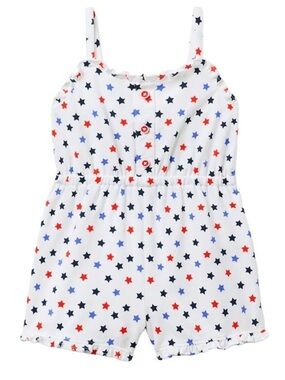 Janie and Jack Star-Print Sleeveless Romper